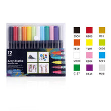 Load image into Gallery viewer, Acrylic Paint Brush Pens Set