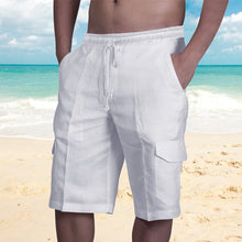 Load image into Gallery viewer, Men&#39;s Casual Linen Shorts