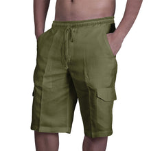 Load image into Gallery viewer, Men&#39;s Casual Linen Shorts