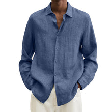 Load image into Gallery viewer, Men&#39;s Linen Regular-Fit Shirt