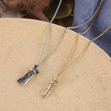 Load image into Gallery viewer, The Tale of Two Lovers Necklace and Earrings,Couple hug necklace