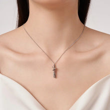 Load image into Gallery viewer, The Tale of Two Lovers Necklace and Earrings,Couple hug necklace