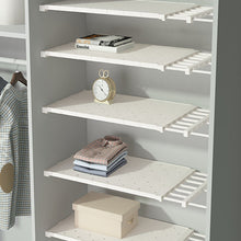 Load image into Gallery viewer, Expandable Closet Tension Shelf Storage Rack