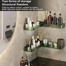 Load image into Gallery viewer, Multifunctional wall-mounted U-shaped rotating storage corner shelf
