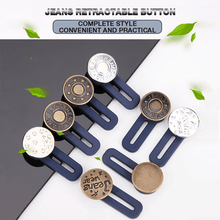 Load image into Gallery viewer, Jeans Retractable Button