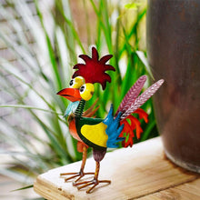 Load image into Gallery viewer, Funny garden rooster statue