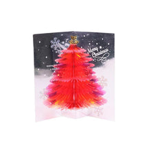 Load image into Gallery viewer, Christmas Tree 3D Pop-up Card