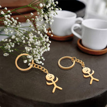 Load image into Gallery viewer, 🤣Funny stick figure keychain🔑