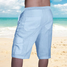 Load image into Gallery viewer, Men&#39;s Casual Linen Shorts