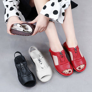 Solid Color Soft Sole Summer Sandals