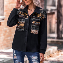 Load image into Gallery viewer, Paneled Contrast Loose Jacket
