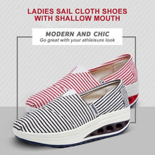 Load image into Gallery viewer, Ladies canvas shoes with shallow mouth