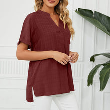 Load image into Gallery viewer, Thin V-neck Casual Shirt