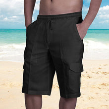 Load image into Gallery viewer, Men&#39;s Casual Linen Shorts