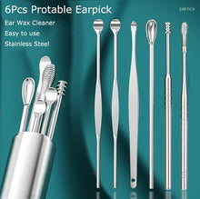 Load image into Gallery viewer, Stainless Steel Ear Picking Tool Set
