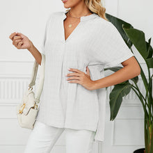 Load image into Gallery viewer, Thin V-neck Casual Shirt