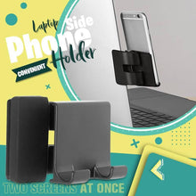 Load image into Gallery viewer, Laptop Side Phone Holder