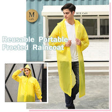 Load image into Gallery viewer, Unisex Reusable Portable Frosted Raincoat