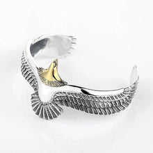 Load image into Gallery viewer, Adjustable Silver eagle bracelet
