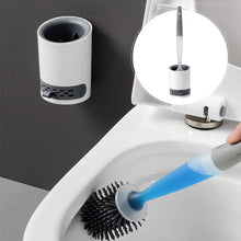 Load image into Gallery viewer, Silicone Toilet Brush with Refillable Dispenser💦