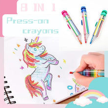 Load image into Gallery viewer, 8 IN 1 CRAYONS💗