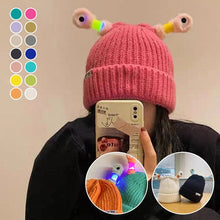 Load image into Gallery viewer, 🐸Glow in the Dark Little Monster Woolly Hat🥳