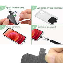 Load image into Gallery viewer, Universal Crossbody Nylon Patch Phone Lanyards