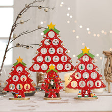 Load image into Gallery viewer, DIY Wooden Mini Christmas Tree Set