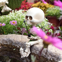 Load image into Gallery viewer, 💟Fishing Skeleton Garden Accessory💟