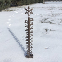 Load image into Gallery viewer, Snowflake/Snowmobile 24&quot; Custom Snow Gauge