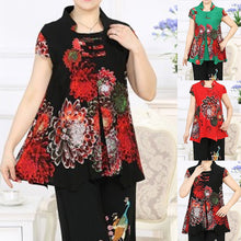 Load image into Gallery viewer, Elderly Cotton and Linen Two Piece Set
