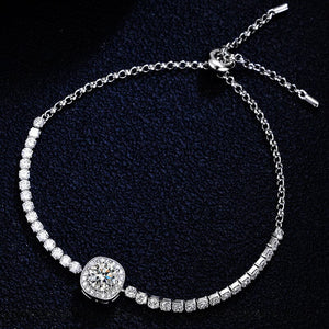 925 Silver Moissanite Bracelet🤩