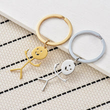 Load image into Gallery viewer, 🤣Funny stick figure keychain🔑
