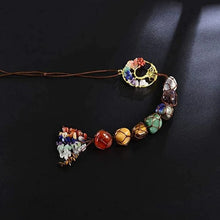 Load image into Gallery viewer, 7 Chakra Stone Healing Crystal Tree of Life Decoration