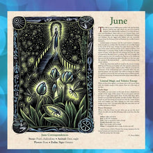 Load image into Gallery viewer, 2024 Witches&#39; Wall Calendar