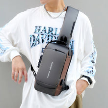 Load image into Gallery viewer, USB Charging Sport Sling Anti-theft Shoulder Bag