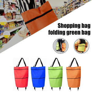 2 In 1 Foldable Shopping Cart