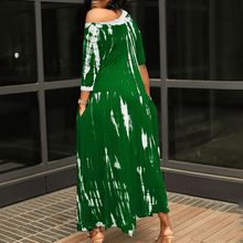 Load image into Gallery viewer, Irregular Dress withTtie-dye Print