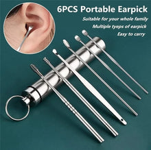 Load image into Gallery viewer, Stainless Steel Ear Picking Tool Set