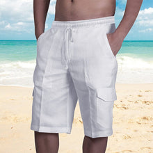 Load image into Gallery viewer, Men&#39;s Casual Linen Shorts