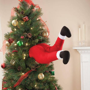Christmas Santa Legs Decoration