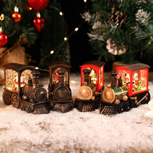Load image into Gallery viewer, Christmas Crystal Floating Snow Train Light