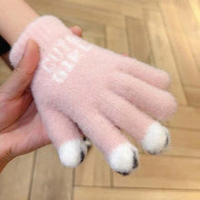 Load image into Gallery viewer, Cute Wool Knitted Gloves