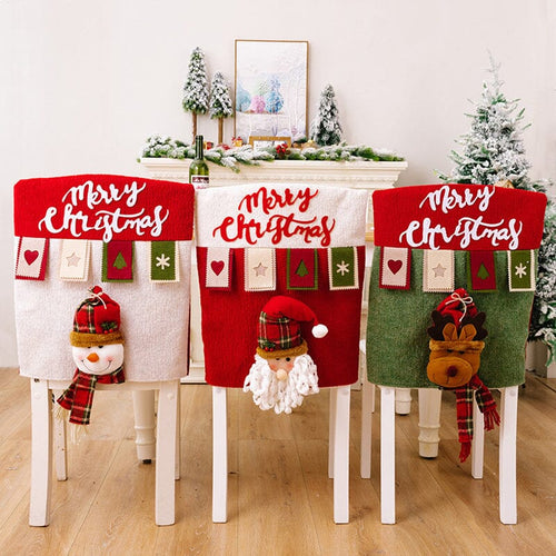 ⛄Christmas Decorative Dining Chair Covers🎅