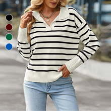 Load image into Gallery viewer, Striped Soft Sweater
