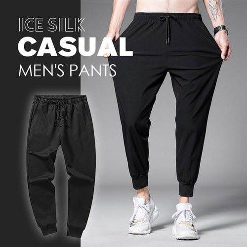 Ice Silk Casual Pants for Men