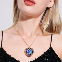Load image into Gallery viewer, Cutout Heart Crystal Necklace