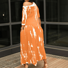 Load image into Gallery viewer, Irregular Dress withTtie-dye Print