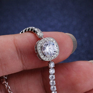 925 Silver Moissanite Bracelet🤩