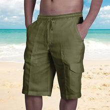 Load image into Gallery viewer, Men&#39;s Casual Linen Shorts